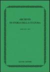 Archivio di storia della cultura (2012)