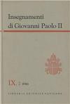 Insegnamenti di Giovanni Paolo II. Vol. 9\2: 1986 (luglio-dicembre).