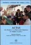 Actas «La familia y la educacion cristiana en América Latina»