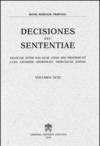 Rotae Romanae decisiones seu sententiae. Decisiones seu sententiae. Selectae inter eas quae anno 2001 prodierunt cura eiusdem Apostolici tribunalis editae: 93