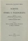 Miscellanea Francesco Ehrle. Scritti di storia e paleografia. Vol. 1: Per la storia della teologia e della filosofia.