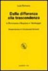 Dalla differenza alla trascendenza. In Tommaso d'Aquino e Heidegger
