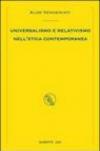 Universalismo e relativismo nell'etica contemporanea