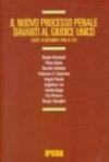 Il nuovo processo penale davanti al giudice unico