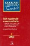 IVA nazionale e comunitaria