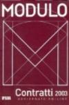 Modulo contratti 2003