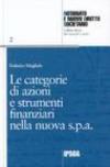 Le categorie di azioni e strumenti finanziari nella nuova Spa