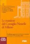 Le massime del Consiglio notarile di Milano