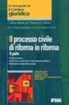 Il processo civile di riforma in riforma