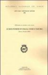 Acque interne in Italia: uomo e natura. 8ª Giornata mondiale dell'acqua (Roma, 28 marzo 2008)