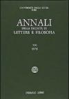 Annali della facoltà lettere e filosofia Università di Bari. 11.