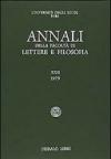 Annali della facoltà lettere e filosofia Università di Bari. 12.