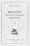 Bollettino dell'Atlante linguistico mediterraneo: 4