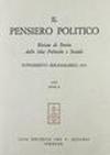 Il Pensiero Politico. Supplementi bibliografici (1975)