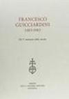 Francesco Guicciardini (1483-1983) nel 5º centenario della nascita