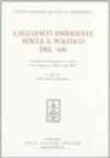 Callimaco Esperiente poeta e politico del '400. Convegno internazionale di studi (San Gimignano, 18-20 ottobre 1985)