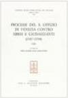 Processi del S. Uffizio di Venezia contro ebrei e giudaizzanti (1587-1598)