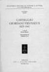 Carteggio Giordani-Vieusseux (1825-1847)