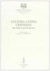 Cultura latina cristiana tra terzo e quinto secolo. Atti del Convegno (Mantova, 5-7 novembre 1998)