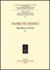 Papiri filosofici. Miscellanea di studi. 5.