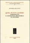 Quel punto acerbo. Temporalità e conoscenza metaforica in Leopardi