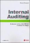 Internal auditing. Evoluzione storica, stato dell'arte e tendenze di sviluppo