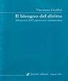 Il bisogno del diritto. Momenti dell'esperienza romanistica