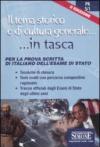 PK 5/1 IL TEMA STORICO E DI CULTURA GENERALE ... IN TASCA
