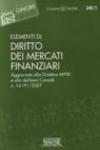 Elementi di diritto dei mercati finanziari