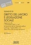 Elementi di diritto del lavoro e legislazione sociale