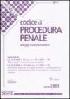 Codice di Procedura Penale e leggi complementari (Minor). 19 ed. 2008