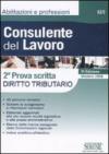 Consulente del lavoro. Seconda prova scritta. Diritto tributario