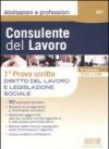 Consulente del lavoro. Prima prova scritta. Diritto del lavoro e legislazione sociale