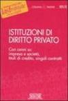 Istituzioni di diritto privato. Con cenni su: impresa e società, titoli di credito, singoli contratti