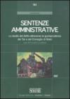 Sentenze amministrative. Lo studio del diritto attraverso la giurisprudenza dei Tar e del Consiglio di Stato per Avvocati e Uditori
