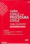 Codice civile e di procedura civile e leggi complementari per l'udienza civile