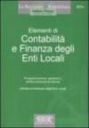 Elementi di contabilità e finanza degli Enti Locali. Programmazione, gestione e rendicontazione di bilancio. Attività contrattuale degli Enti Locali