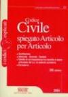 Codice civile spiegato articolo per articolo