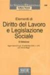 Elementi di diritto del lavoro e legislazione sociale
