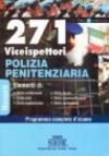 Duecentosettantuno viceispettori polizia penitenziaria. Programma completo d'esame