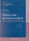 Esercizi svolti per la prova scritta di microeconomia