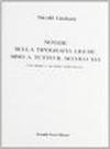 Notizie sulla tipografia ligure (rist. anast. Genova, 1869)