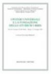 I poetri universali e la fondazione dello studium urbis. Il pontefice Bonifacio VIII dalla unam sanctam allo schiaffo di Anagni