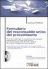 Formulario del responsabile unico del procedimento. Con CD-ROM