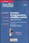 Formulario di programmazione, contabilità e controllo negli enti locali. Con CD-ROM
