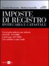 Imposte di registro ipotecaria e catastale