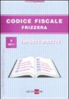 Codice fiscale Frizzera. Imposte dirette: 2