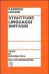 Strutture linguaggi sintassi