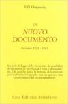 Un nuovo documento. Incontri (1928-1945)