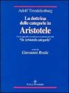 La dottrina delle categorie in Aristotele (con la prolusione accademica del 1833 «De Aristotelis categoriis»